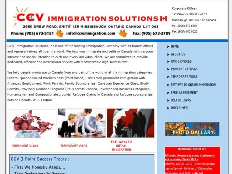 CCV Immigration Solutions Inc